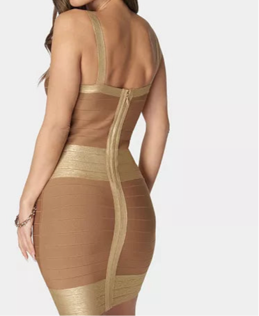 Golden Hour Bandage Dress