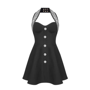 Midnight Charm Mini Dress