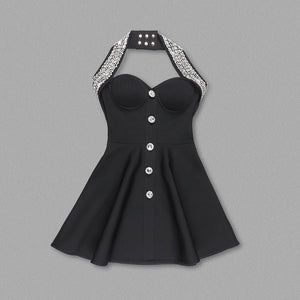 Midnight Charm Mini Dress