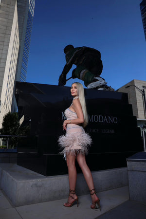 Celestial Glamour Mini Dress