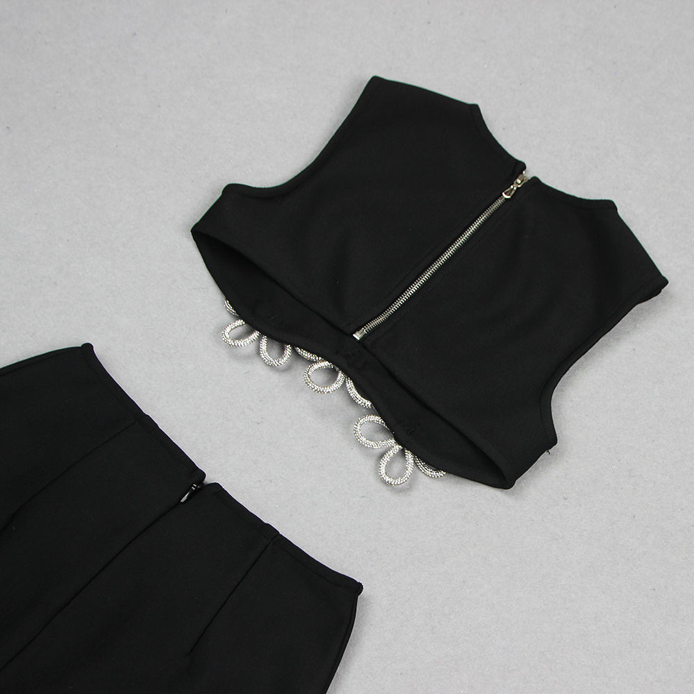 “Crystal Blossom” Two-Piece Set