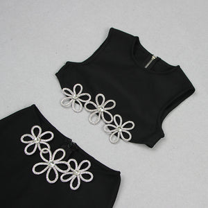 “Crystal Blossom” Two-Piece Set