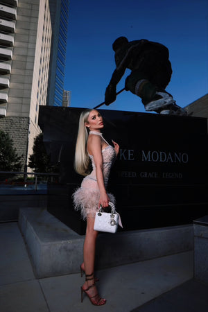Celestial Glamour Mini Dress