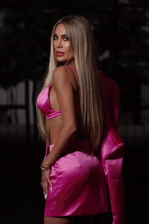 Chic Pink Suit Set