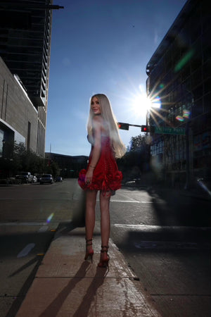“Scarlet Desire” Corset Mini Dress