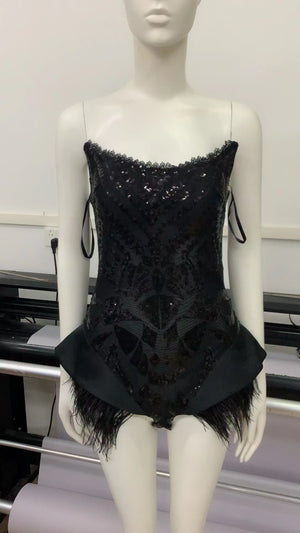 “Midnight Enchantress” Mini Jumpsuit