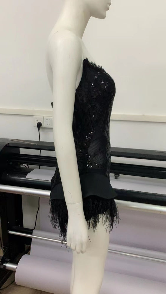 “Midnight Enchantress” Mini Jumpsuit