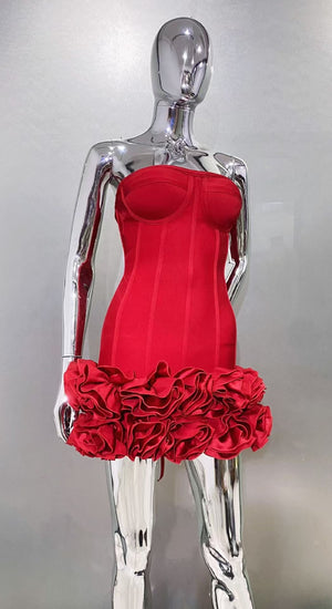 “Scarlet Desire” Corset Mini Dress