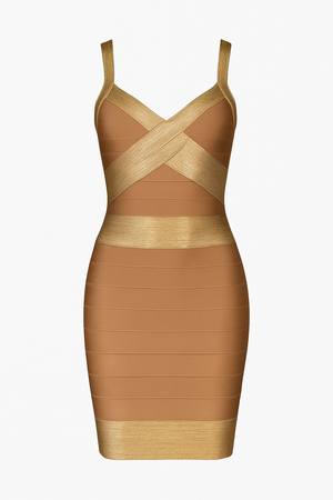 Golden Hour Bandage Dress