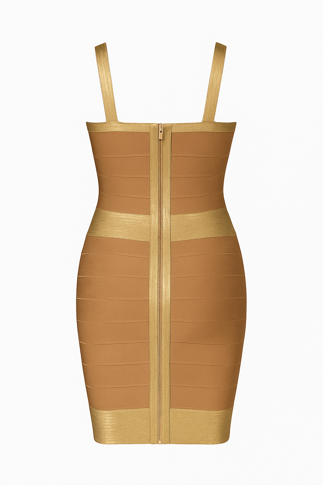Golden Hour Bandage Dress