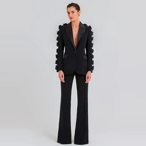 Midnight Bloom Pantsuit